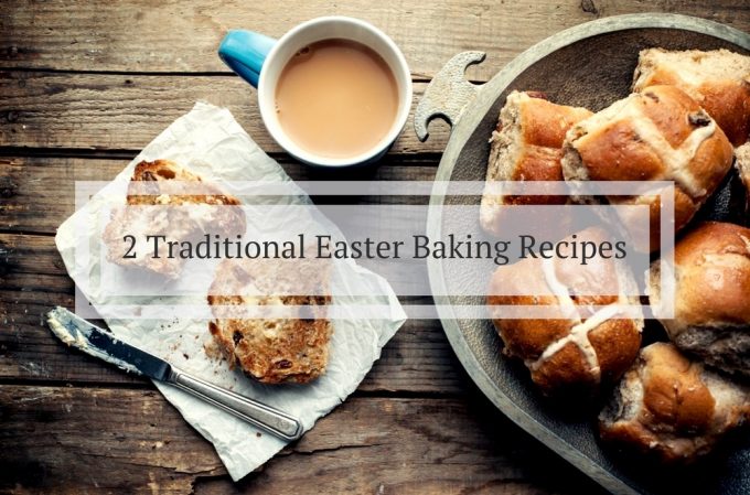 We've post two delicous Easter baking recipes, both are easy to make. There is a recipe for Hot Cross Buns, which simple enough for kids to make, the other is for Simnel cake, which is a traditional Easter cake with dried fruit and marzipan. Bake these recipes and use them as Easter gifts or make Hot Cross Buns for brunch on Good Friday or Easter Sunday. #Easter #baking #cakes #EasterIdeas #EasterBaking #Cake #hotcrossbuns #recipe #recipeoftheweek