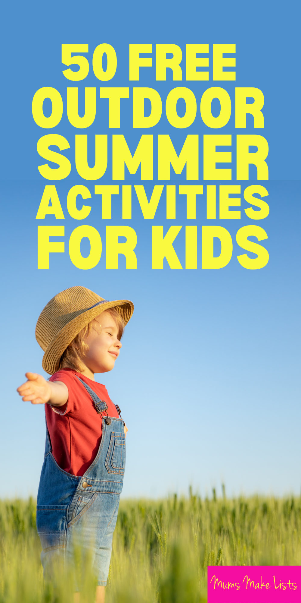 Fun in the sun: 50 free outdoor activities for kids 2025