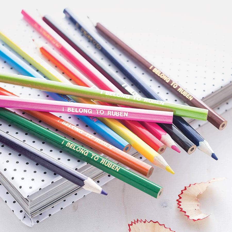 65 COOL STOCKING STUFFERS FOR KIDS 2025 8 Personalised Colouring Pencils By Able Labels | notonthehighstreet.com