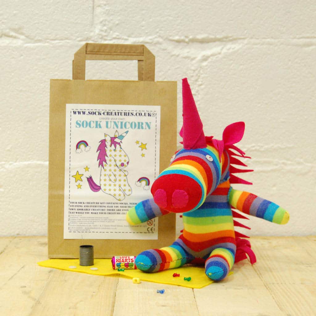 SUSTAINABLE PARTY BAG IDEAS: 37 ECO-FRIENDLY PARTY BAG FILLERS FOR KIDS 38 Sock Unicorn Craft Kit