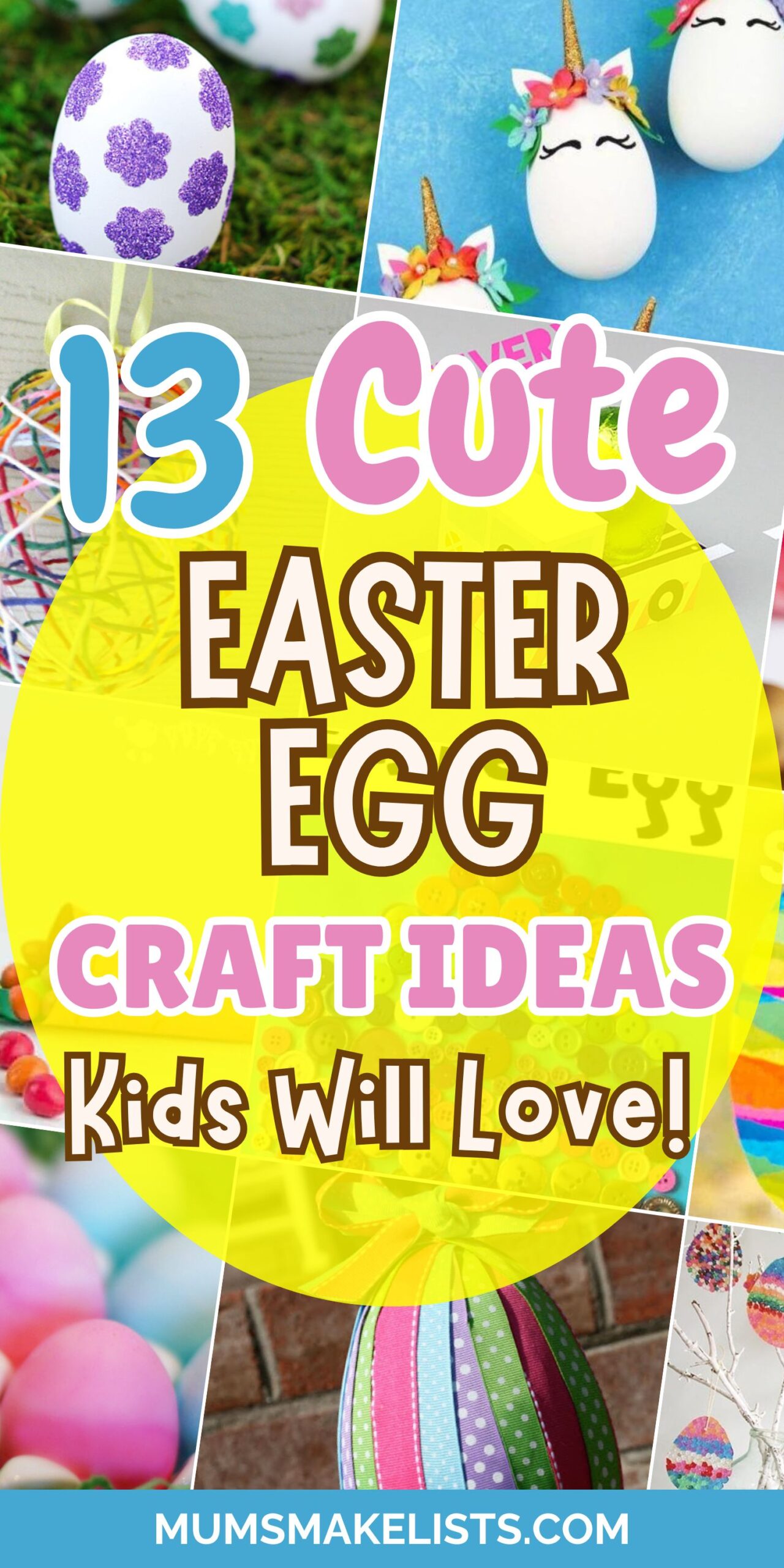 13 Best easter egg crafts for kids 16