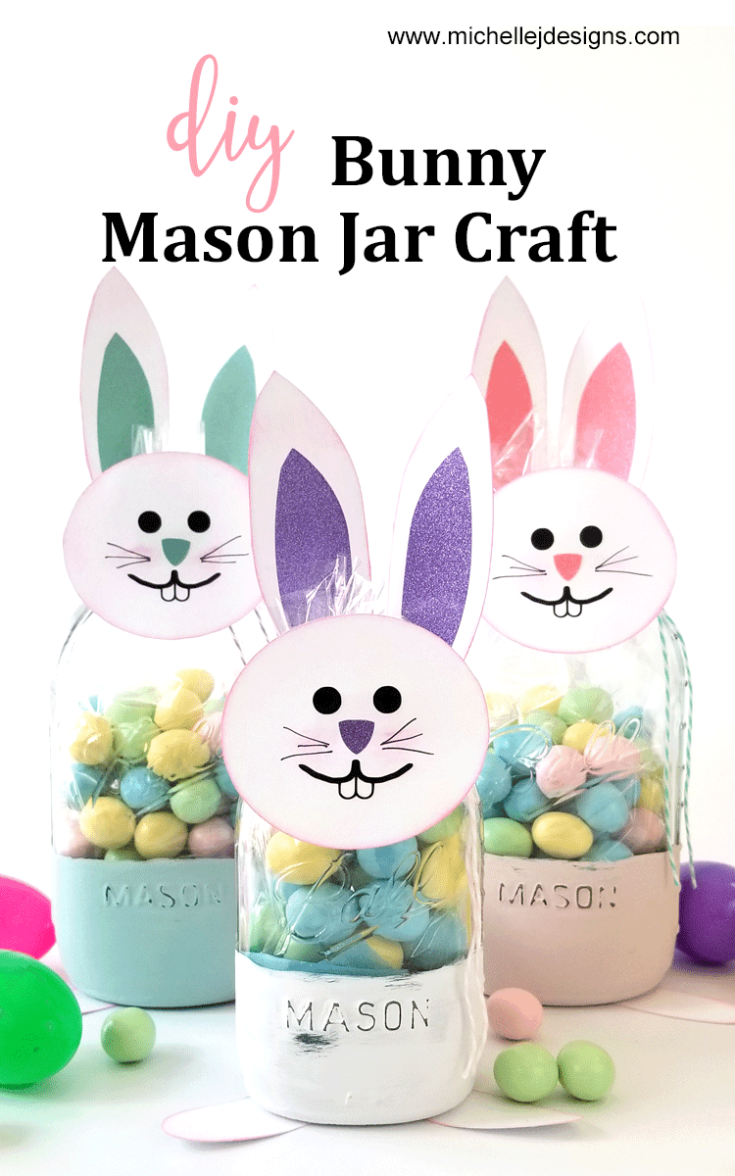 Image for DIY Bunny Mason Jar Craft