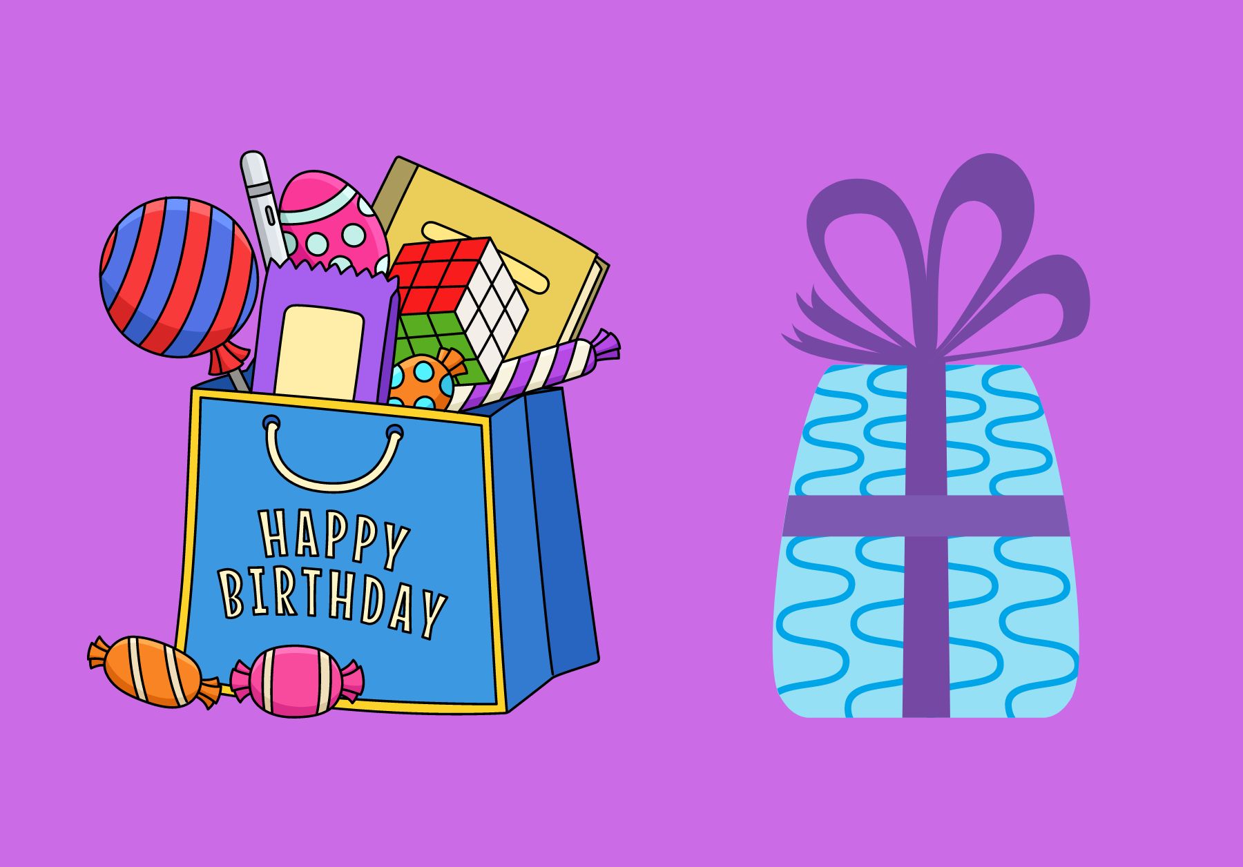 14 Alternatives To Birthday Party Goodie bags that kids will love 1 A selection of kids party gifts that you can give out as alternatives to kids party bags