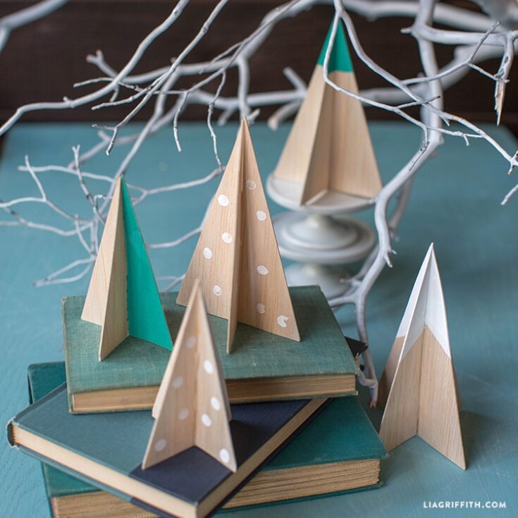 Image for DIY BALSA WOOD CHRISTMAS TREES