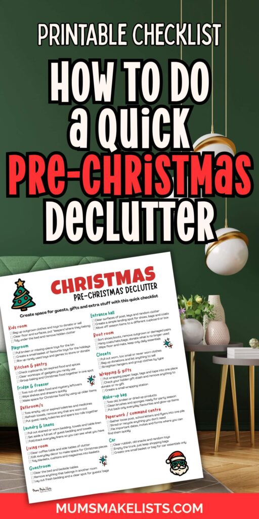 How to do a quick but effective pre-christmas declutter 3