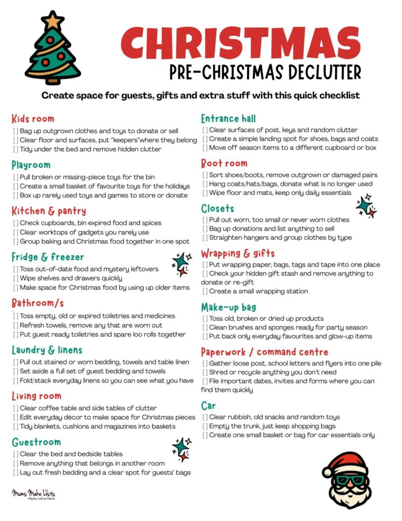 How to do a quick but effective pre-christmas declutter 2