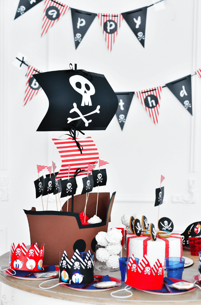 kids pirate party theme, party theme ideas for kids, kids party theme ideas
