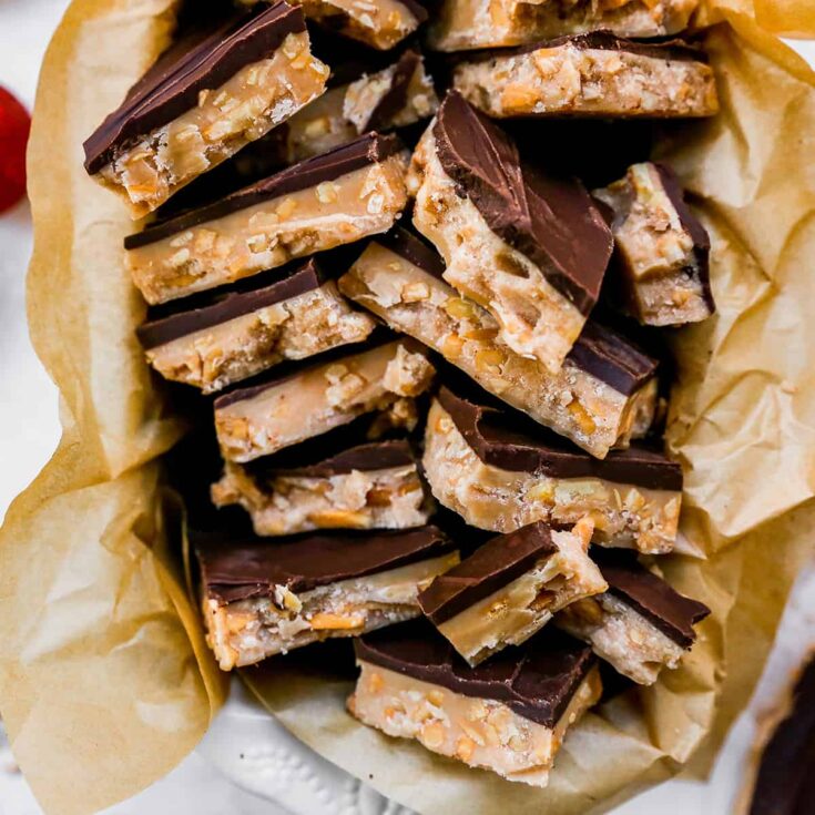 Image for Homemade Almond Toffee Recipe