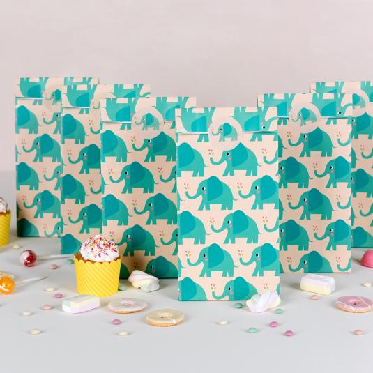 Elvis The Elephant Party Bags (Set of 6)