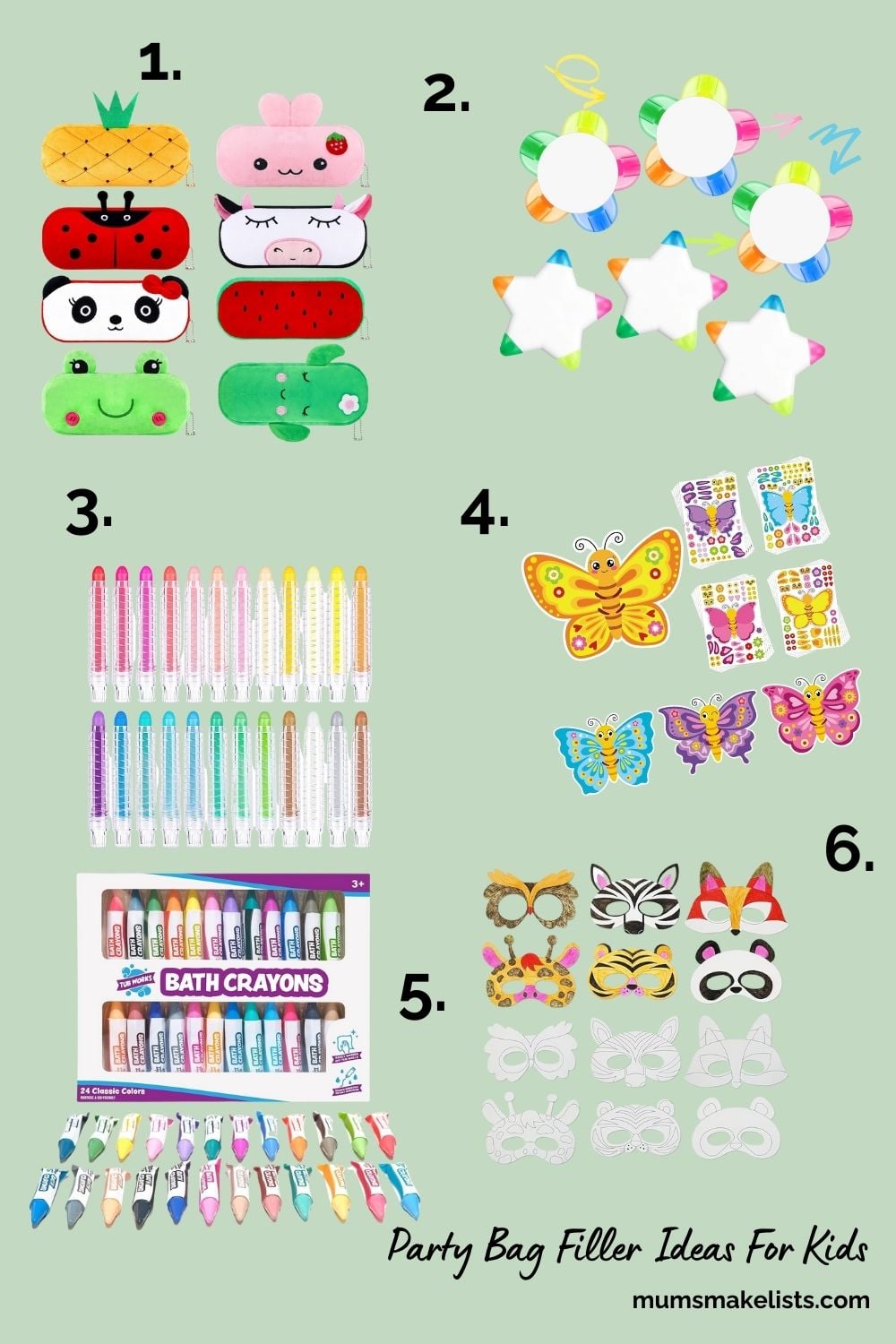 101 Things to put in party bags that kids will love 4