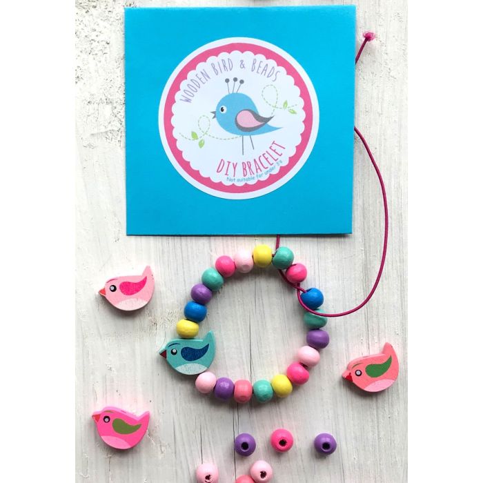 SUSTAINABLE PARTY BAG IDEAS: 37 ECO-FRIENDLY PARTY BAG FILLERS FOR KIDS 36 Bird DIY Bracelet Set Paper Envelope