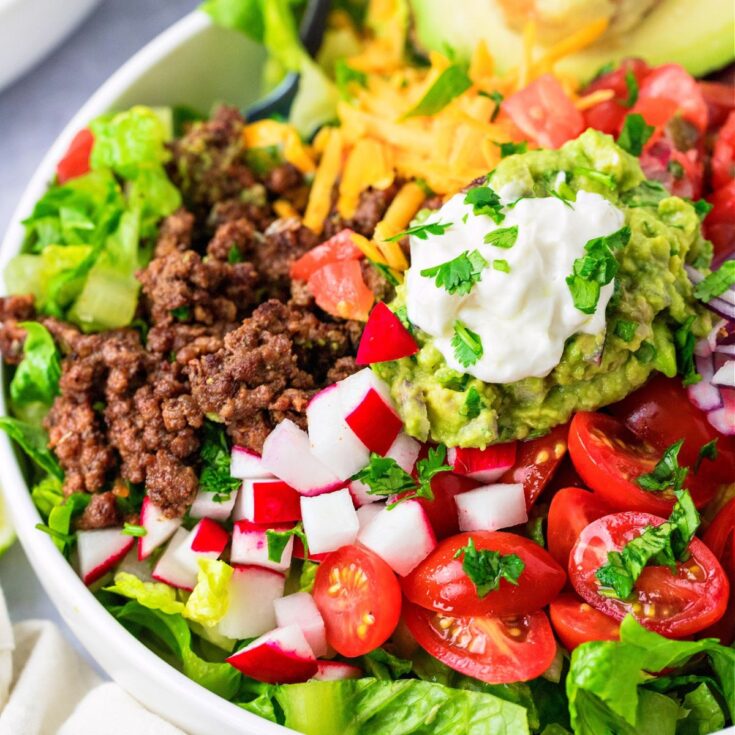 Image for Taco Salad Bowl Recipe