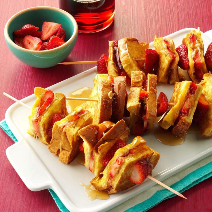 Image for Stuffed PB&J French Toast Kabobs