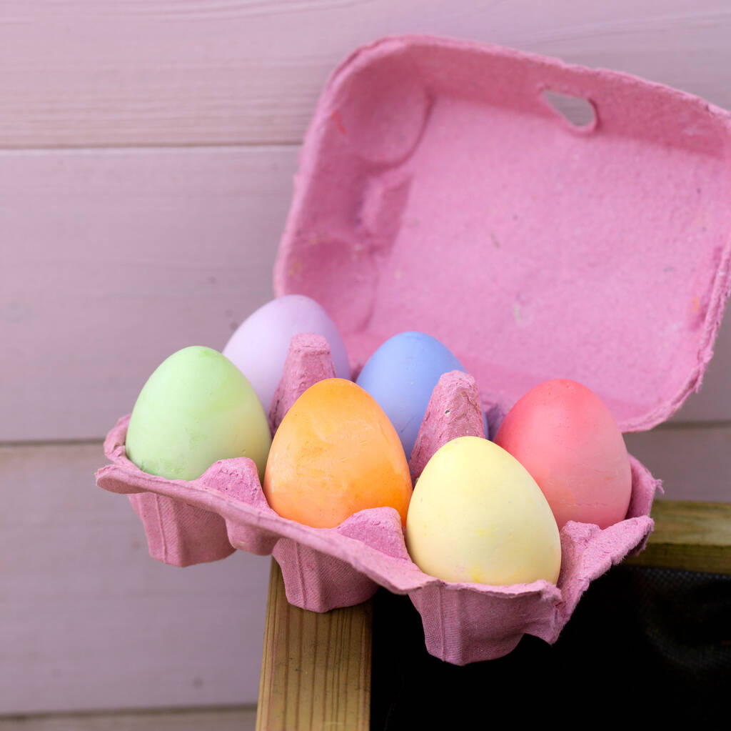 Egg Pavement Chalk By Crayon Box
