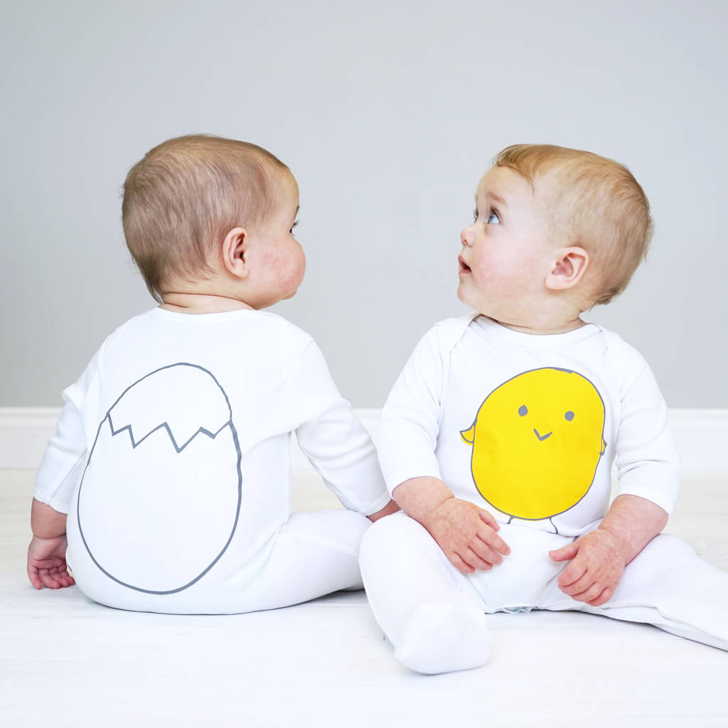 Little Chick Baby Sleepsuit by Sparks & Daughters