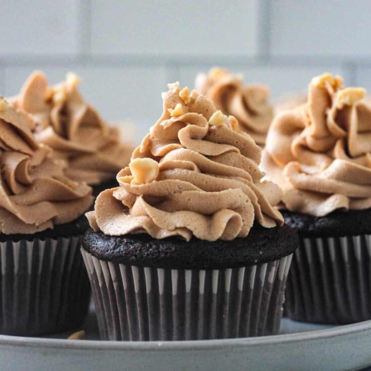 Image for Vegan Chocolate Peanut Butter Cupcakes 