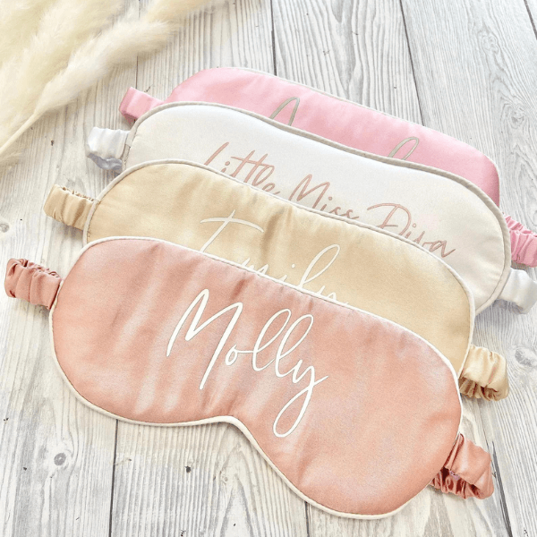 58 Best party favours for teens (stuff they won't roll their eyes at) 6 Personalised Luxury Eye Mask Customised Bride Sleep Mask - Etsy UK