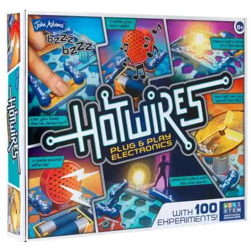 Hot Wires: Plug and play electronics set