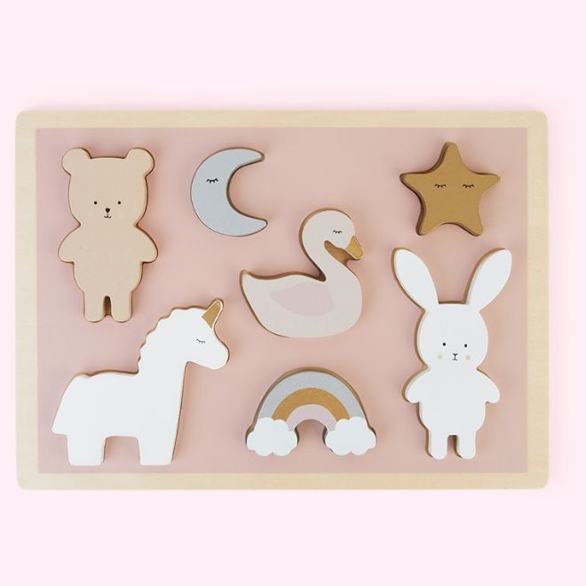 Jabadabado Wooden Puzzle Unicorn