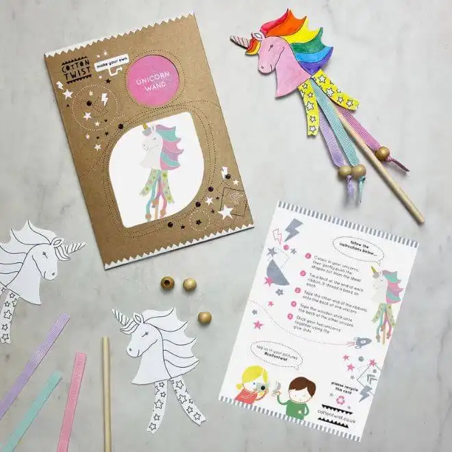 Make Your Own Unicorn Wand Kit By Cotton Twist
