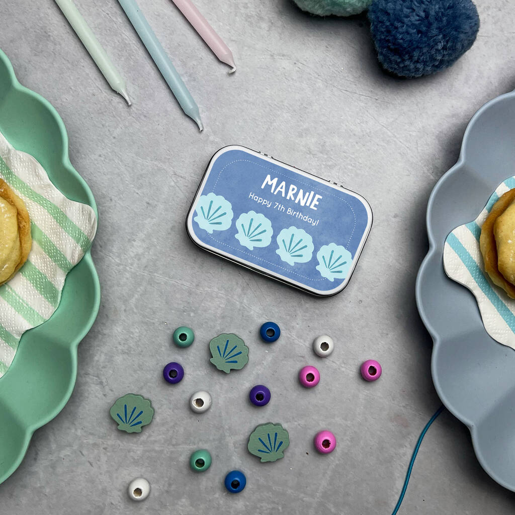24 Alternatives To Goodie Bags For Kids' Parties 52 Personalised Mermaid Bracelet Gift Kit By Cotton Twist | notonthehighstreet.com