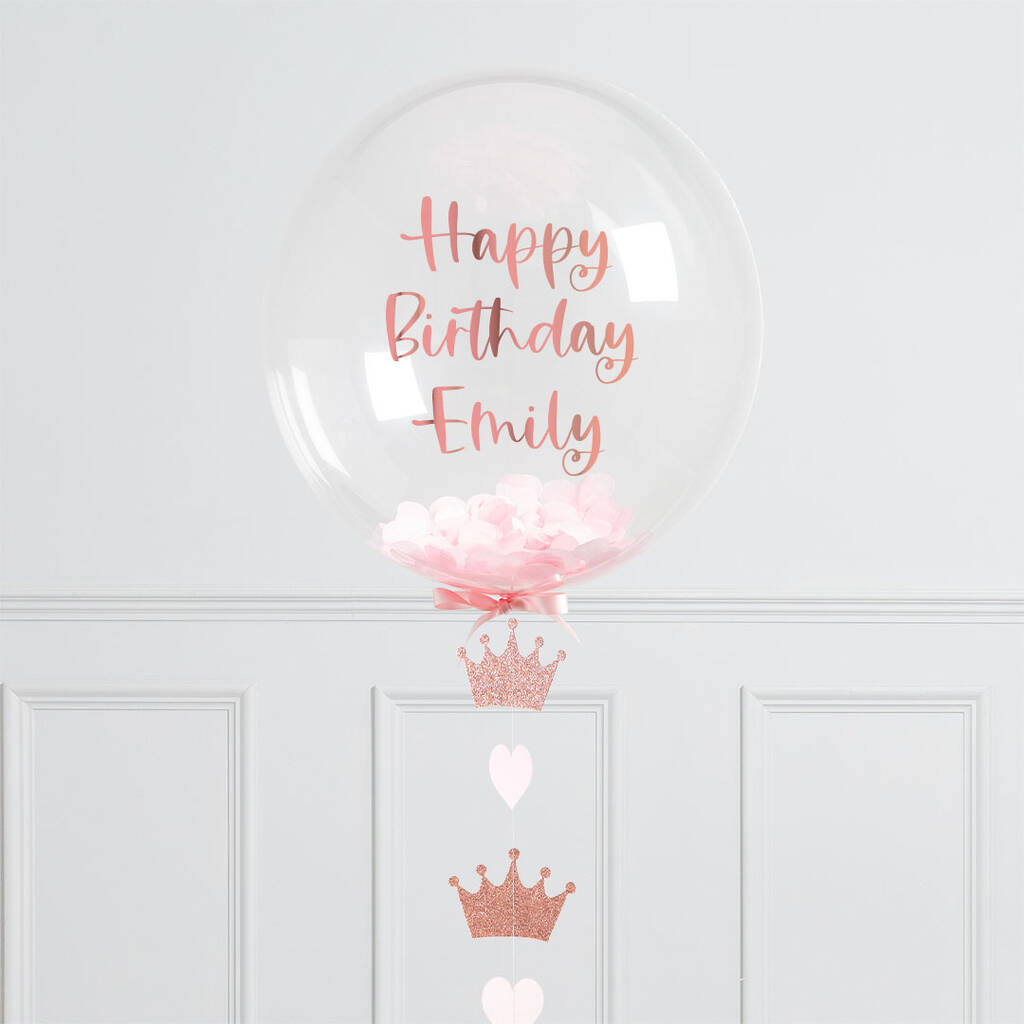 Personalised Princess Bubble Balloon | By Bubblegum Balloons