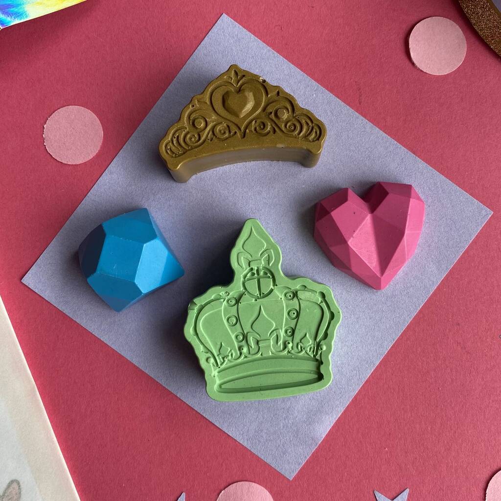 49 Enchanting princess party ideas for your little princess 42 Princess Handmade Crayons Party Bag Filler By The Crayon Bug | notonthehighstreet.com