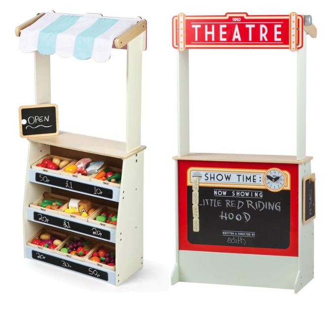 12 BEST WOODEN TOYS FOR THREE-YEAR-OLDS THAT MAKE GREAT GIFTS 11 Tidlo Wooden Play Shop and Theatre
