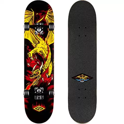 Powell Paralta Golden Dragon Skateboard (7,6")