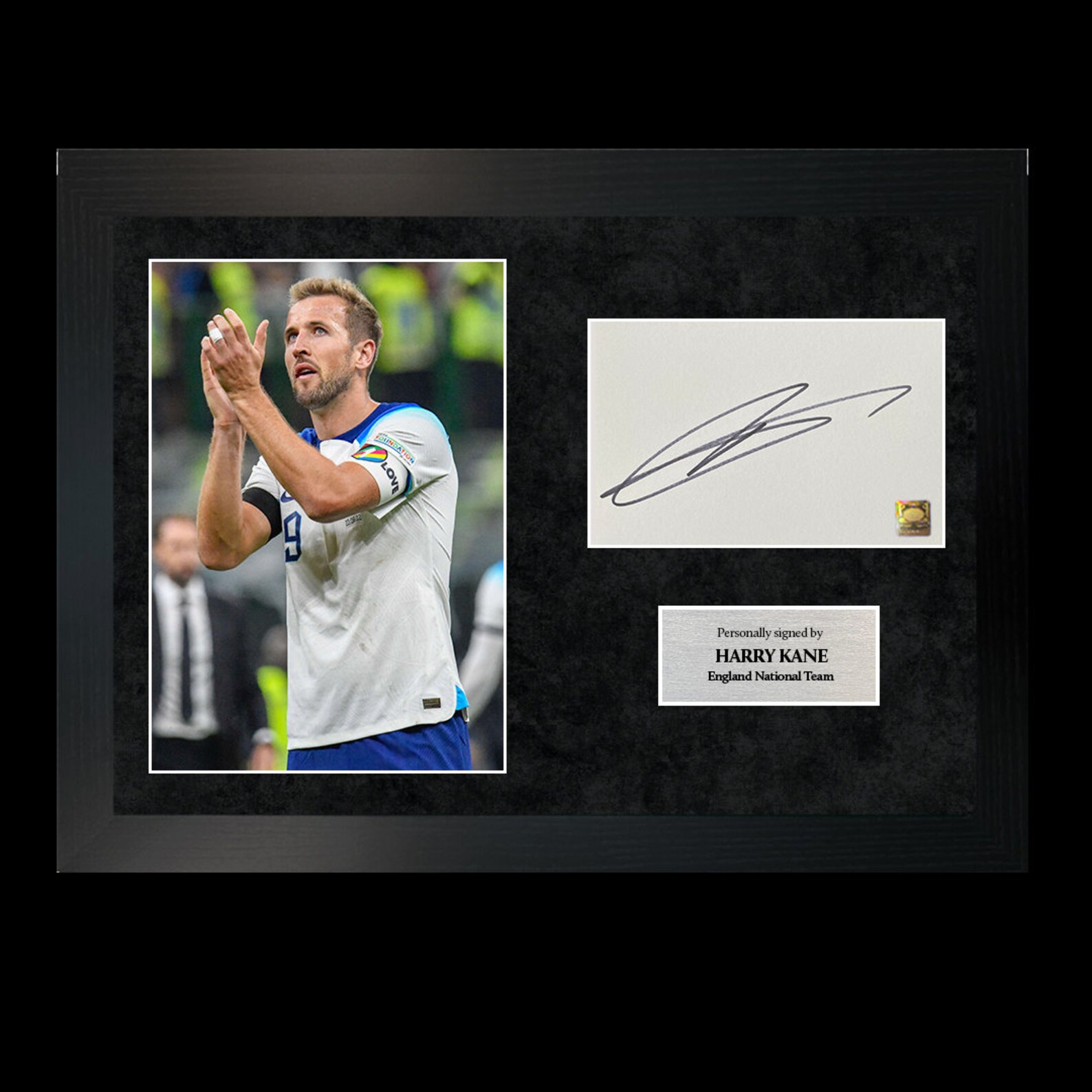Harry Kane Hand-signed (Authenticated) Photo Frame