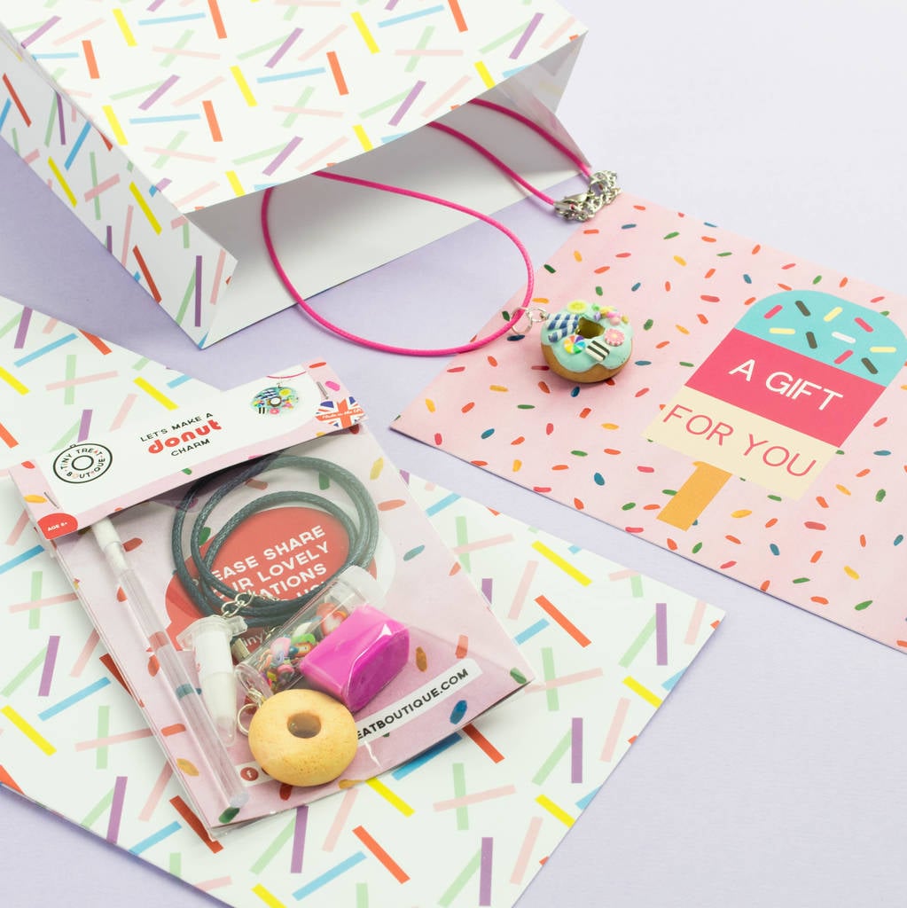 Donut Themed Jewellery Craft Mini Kit