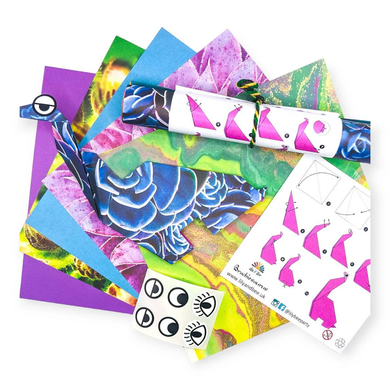 SUSTAINABLE PARTY BAG IDEAS: 37 ECO-FRIENDLY PARTY BAG FILLERS FOR KIDS 42 Origami Dinosaur Craft Set