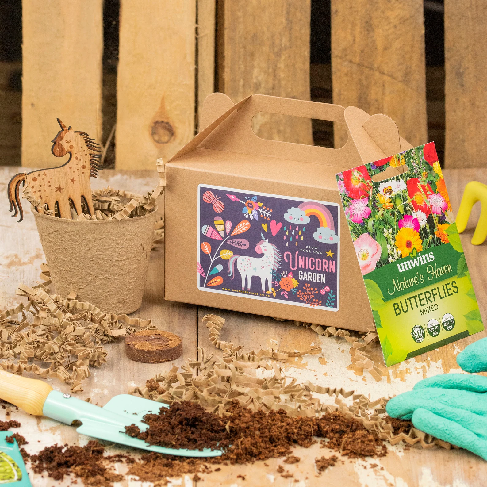 SUSTAINABLE PARTY BAG IDEAS: 37 ECO-FRIENDLY PARTY BAG FILLERS FOR KIDS 24 Unicorn's Garden Seed Kit