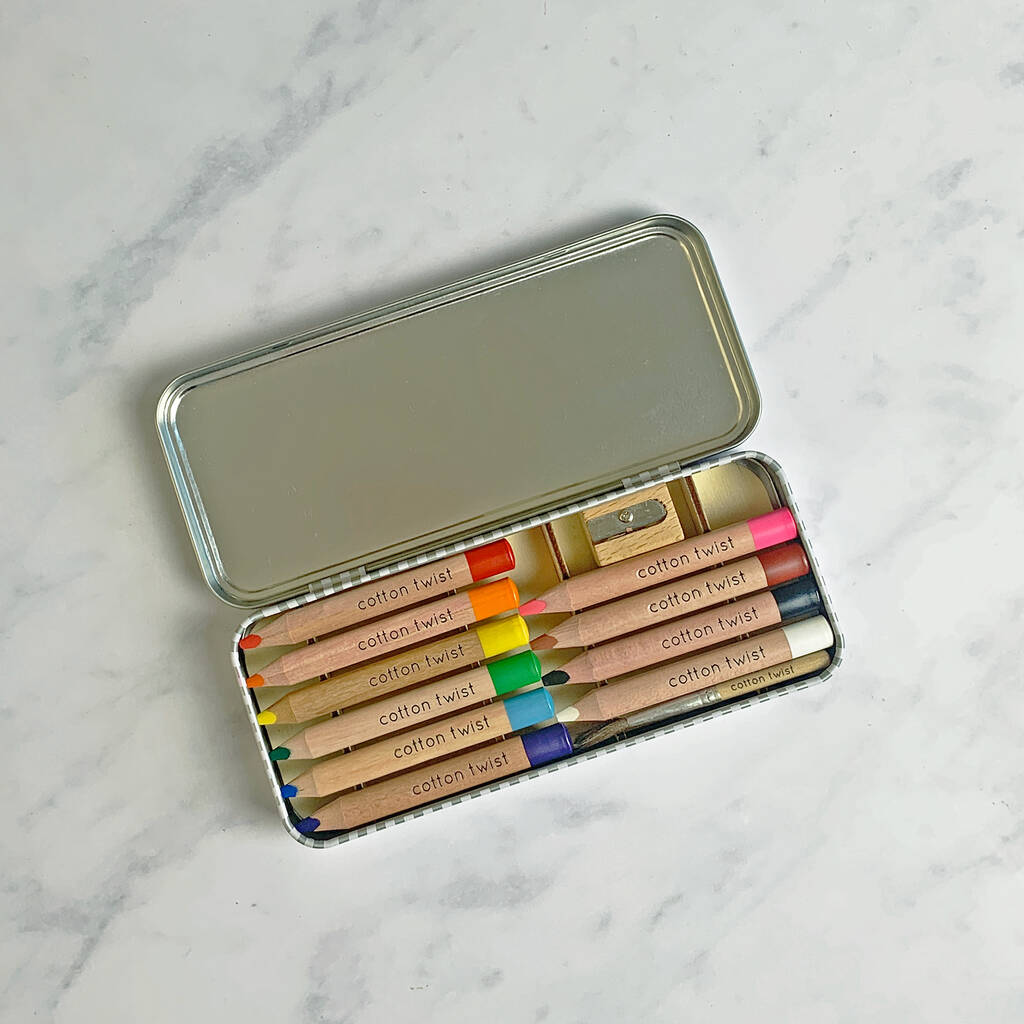 SUSTAINABLE PARTY BAG IDEAS: 37 ECO-FRIENDLY PARTY BAG FILLERS FOR KIDS 52 Personalised Jumbo Watercolour Pencils Tin