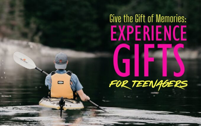 Teenager kayaking, Experience Gift Ideas for Teenagers