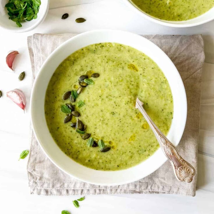 Image for Broccoli Zucchini (Courgette) Soup