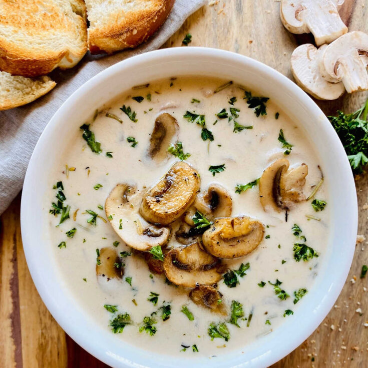 Image for Healthy Mushroom Soup