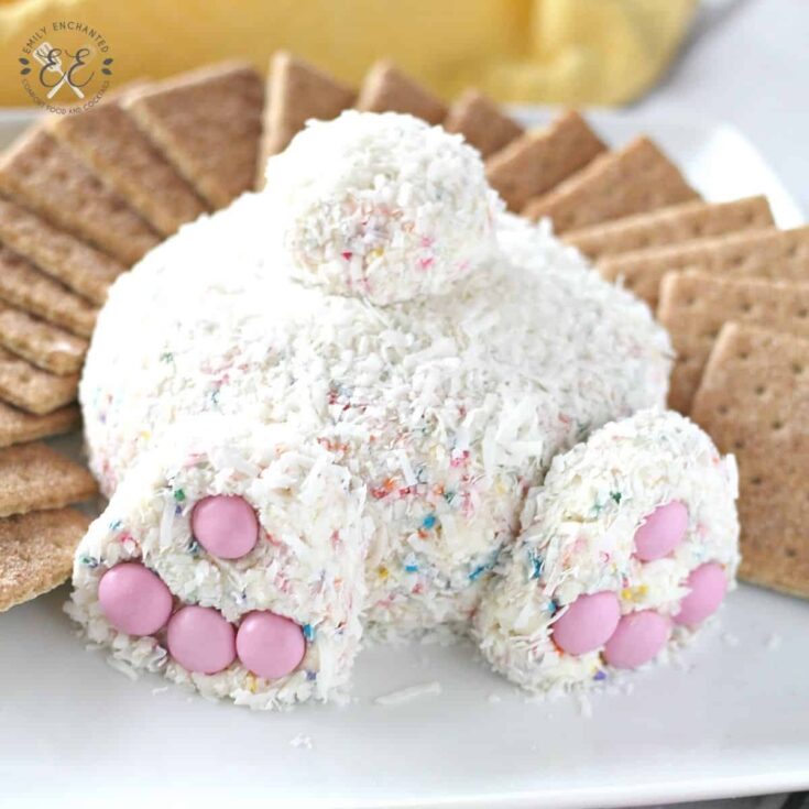 Image for Sweet Bunny Butt Cheese Ball Easter Dessert Recipe