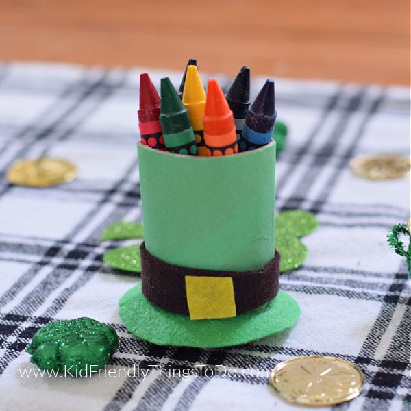 Image for A St. Patrick’s Day Leprechaun Hat Crayon Holder