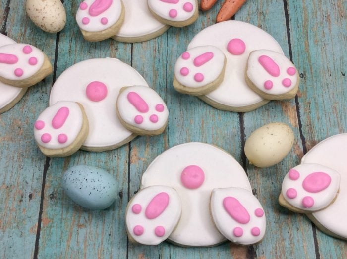 Image for Easter Bunny Butt Sugar Cookies Recipe