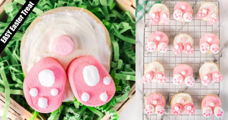 Image for Bunny Butt Cookies - 3 Simple Steps & 15 Minutes!