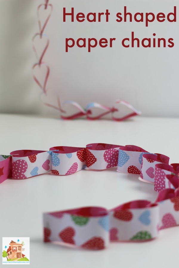 Image for Heart shaped paper chains – 5 minute craft 30