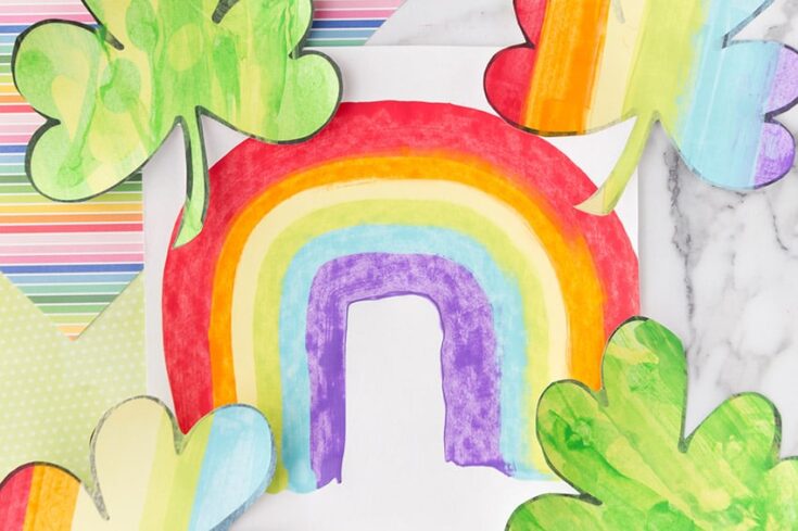 Image for Shamrock Scrape Painting