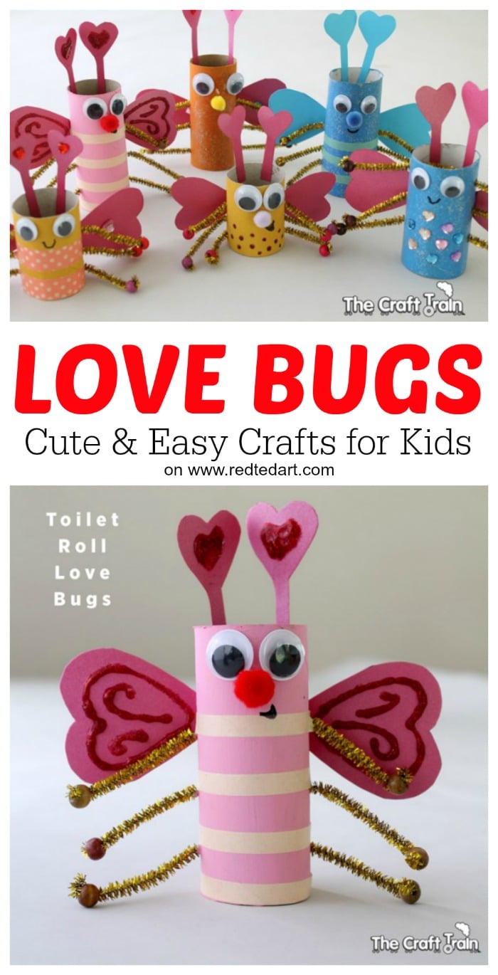 Image for Toilet Roll Love Bugs for Valentine’s Day