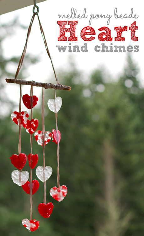 Image for Melted Bead Craft - Valentine's Day Wind Chimes
