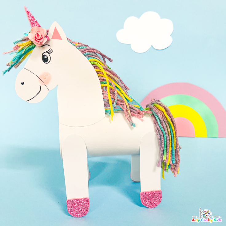 Image for How To Make A Paper Roll Unicorn Craft (Step By Step Guide)