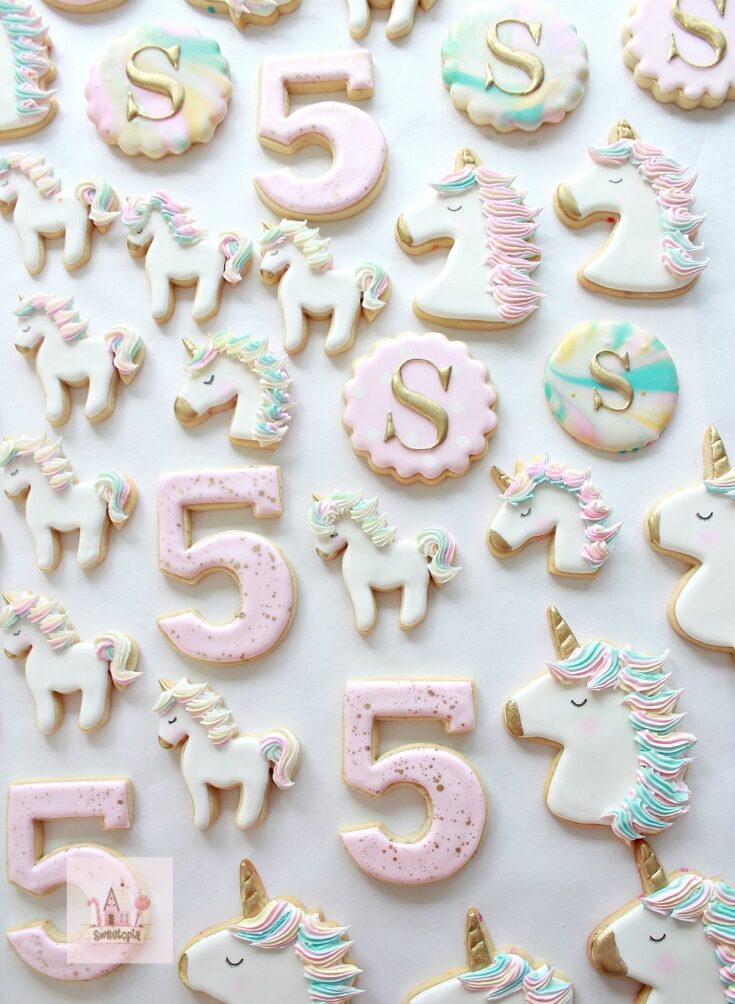 Image for How to Decorate Simple Unicorn Sugar Cookies