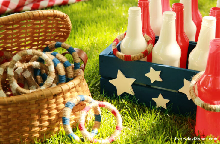 Image for DIY Bottle Ring Toss Game Craft