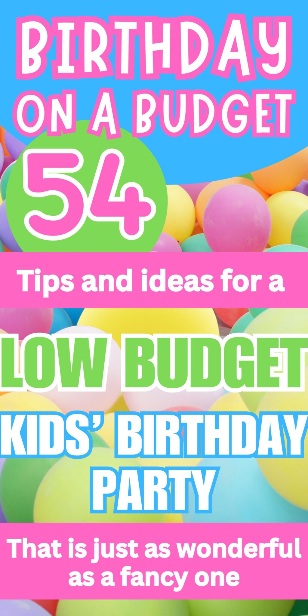 Best way to plan a kids' birthday party on a budget 2026