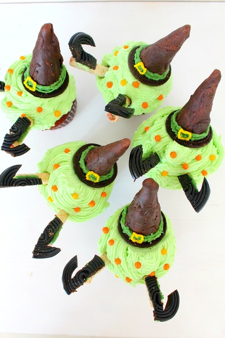 Image for Wicked Witch Halloween Cupcakes Recipe
